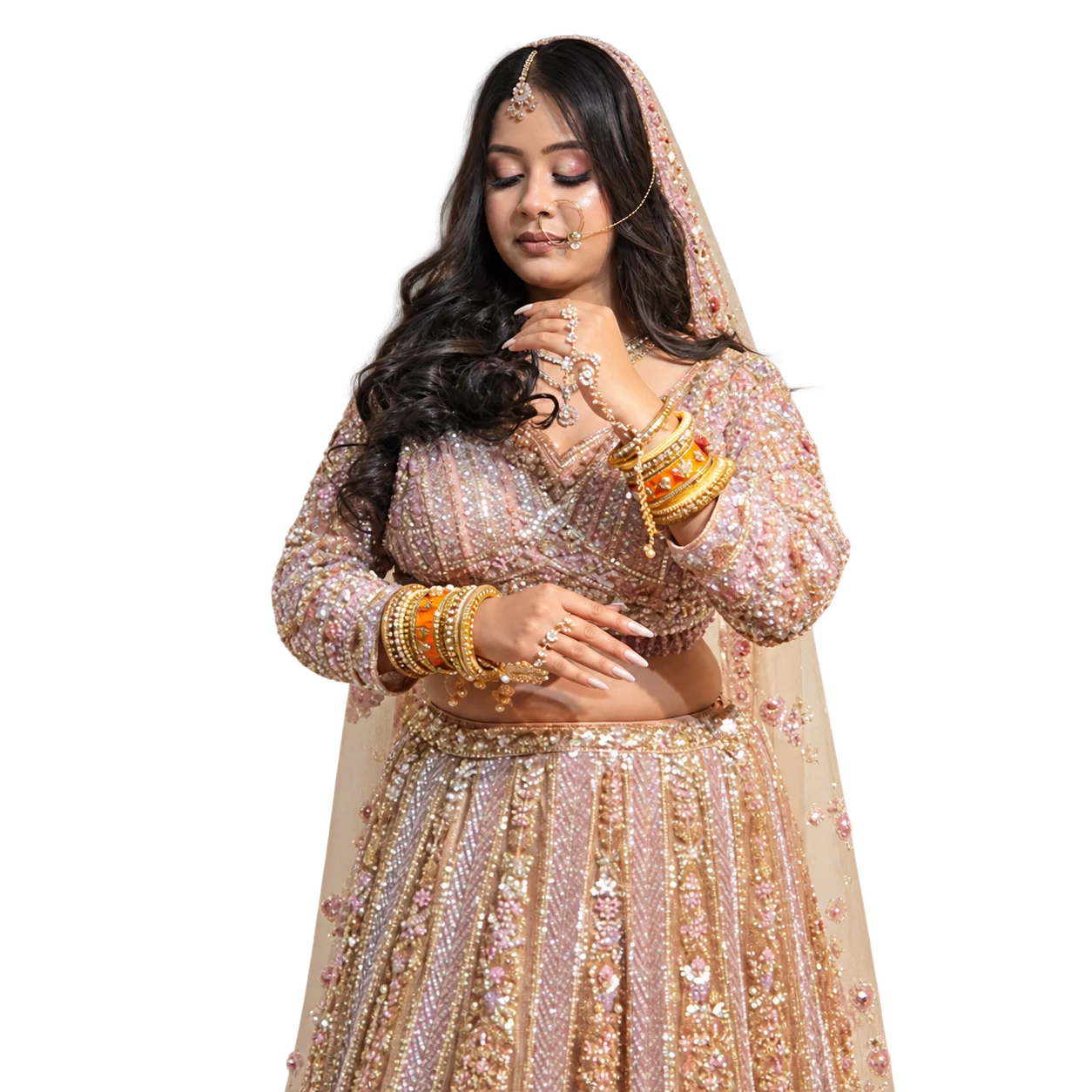 Bridal look from the GLAM BY SHAHANAZ portfolio