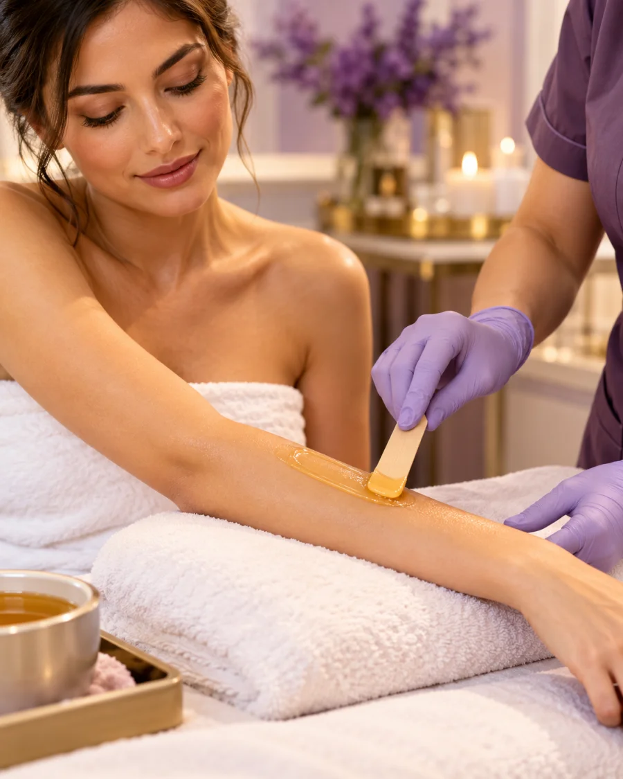 Full-arm waxing