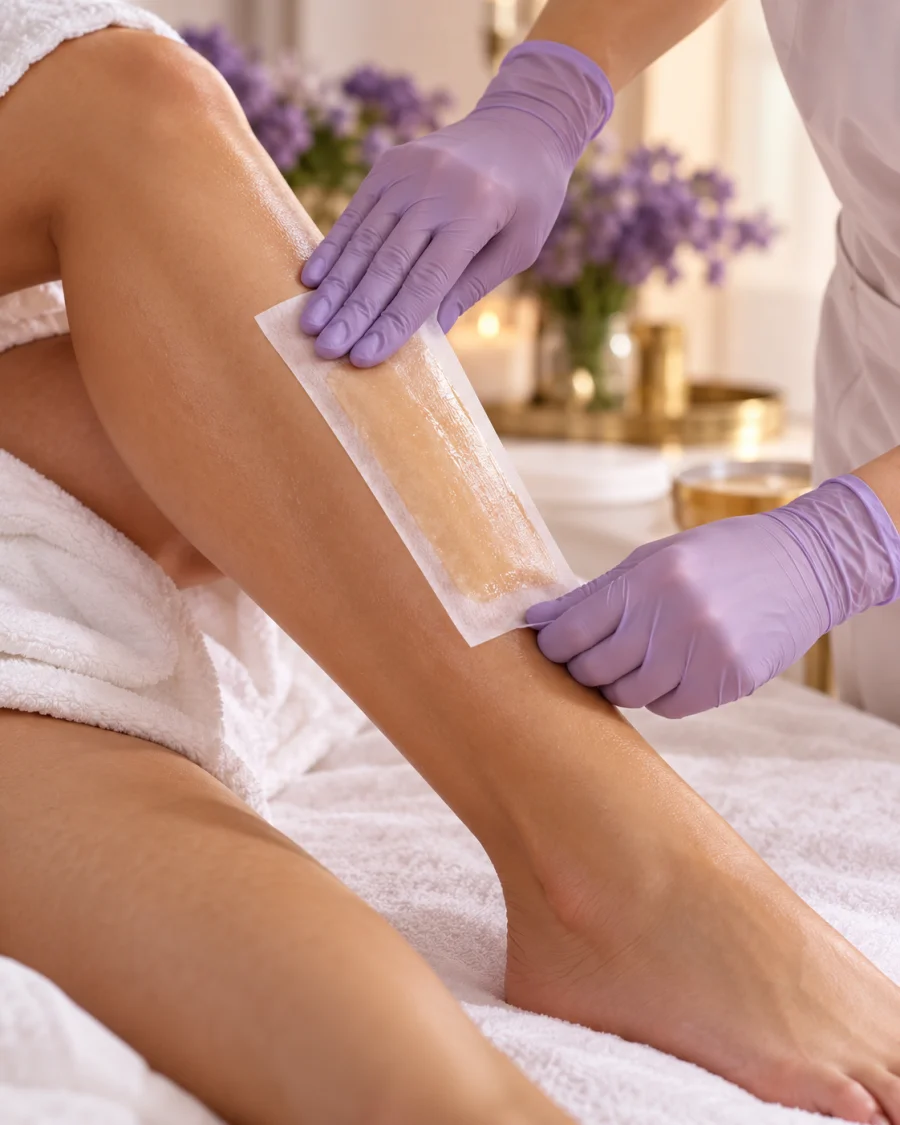 Half-leg waxing